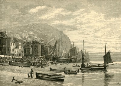 Hastings: A halásznegyed, 1898. alkotó: Unbekannt