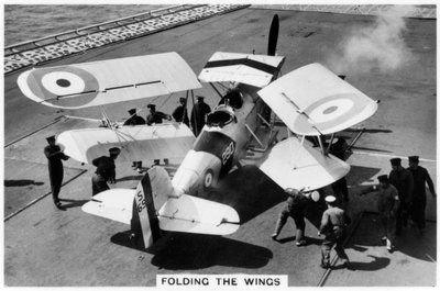 Hawker Osprey a HMS Eagle repülőgép-hordozó fedélzetén, 1937 alkotó: Unbekannt