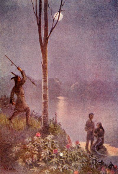 Megtámasztotta lándzsáját, és megütötte az övet”, 1914. alkotó: Unbekannt