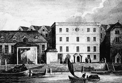 A Hanse Merchants vagy Esterlings központja Londonban, 1667 alkotó: Unbekannt