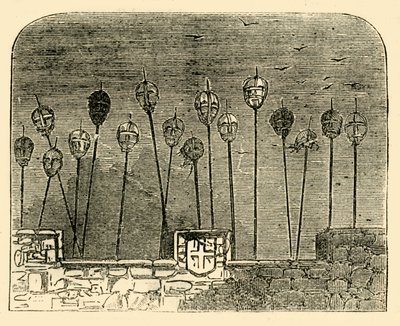 Heads on Old London Bridge, 1872. alkotó: Unbekannt