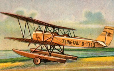 Heinkel HD 24 W Tsingtau hidroplán, 1920-as évek, 1932. alkotó: Unbekannt