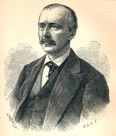 Heinrich Schliemann, 1822-1890, német régész, 1893 alkotó: Unbekannt