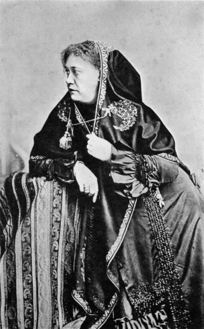 Helena Petrovna Blavatsky, orosz származású amerikai teozófus, 1875 alkotó: Unbekannt