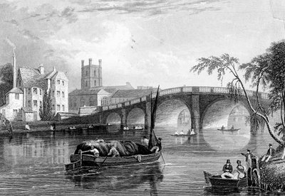 Henley Bridge, Henley-on-Thames, London, 1803 alkotó: Unbekannt