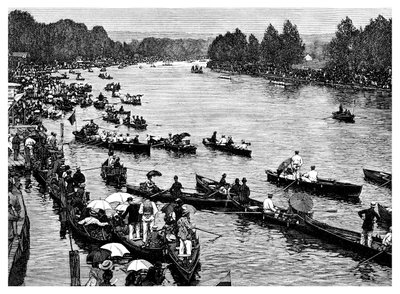 Henley Regatta, Oxfordshire, 1882 alkotó: Unbekannt