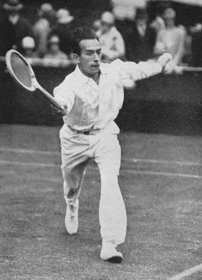 Henri Cochet, kora leggyorsabb játékosa, Wimbledon, 1927 alkotó: Unbekannt
