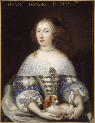 Anglia Henrietta, Orléans hercegnője 1644-1670, 1665 körül. alkotó: Unbekannt