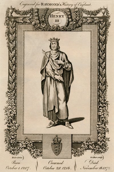 Henrik III, 1207-1272, c1787. alkotó: Unbekannt