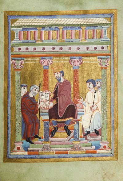Henrik, Szent Római Császár evangéliuma III. Henriknek, 10391043 alkotó: Unbekannt