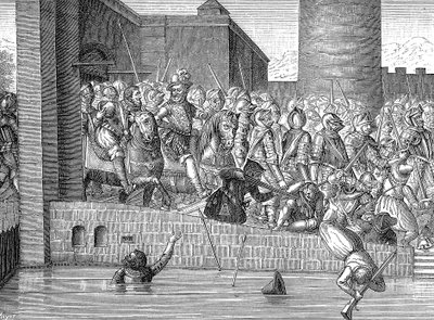 IV. Henrik Franciaország belép Párizsba, 1594. március 22-én alkotó: Unbekannt