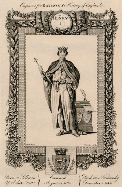 Henrik, 1068-1135, c1787 alkotó: Unbekannt