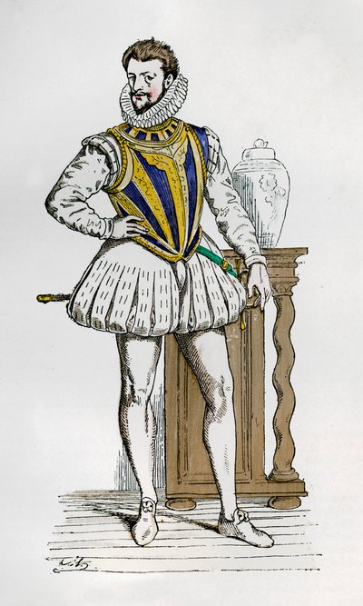 I. Henrik, Guise hercege, francia katona és politikus, 16. század 1882-1884 alkotó: Unbekannt