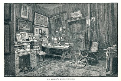 Henry Irvings öltöző, 1891 alkotó: Unbekannt