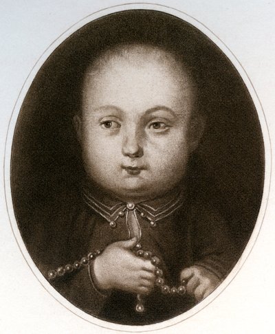 VIII. Henrik gyermekként, 1902 alkotó: Unbekannt