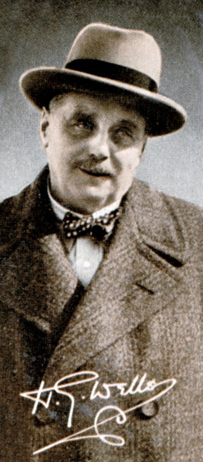 Herbert George HG Wells 1866-1946, angol író, 1935 alkotó: Unbekannt