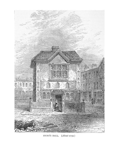 Hicks Hall, 1750. 1878 alkotó: Unbekannt