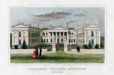 Highbury College, Islington, London, 19. század közepe alkotó: Unbekannt