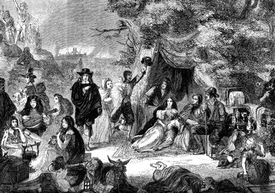 Highgate Fields a londoni nagy tűzvész idején, 1902 alkotó: Unbekannt