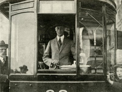 Őfelsége villamost vezet Glasgow utcáin..., 1924, 1937. alkotó: Unbekannt