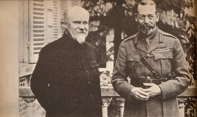 Őfelsége Poincare elnökkel a brit főhadiszálláson Franciaországban, 1916, 1935. alkotó: Unbekannt