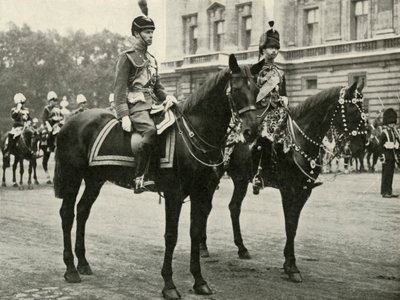 Őfelsége Gloucester hercegével, a színi csapatban, 1928, 1937. alkotó: Unbekannt