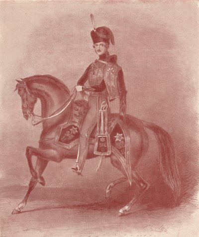 Őfelsége Albert herceg, a 11. huszár ezredes, 19. század, 1909 alkotó: Unbekannt