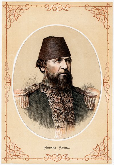 Hobart Pacha, angol haditengerészeti tiszt és tengerészeti tanácsadó Törökországban, 1880 alkotó: Unbekannt