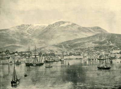 Hobart, az öbölből, 1901. alkotó: Unbekannt
