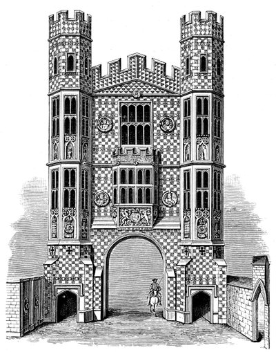 Holbein Gate, Whitehall, London, 1893 alkotó: Unbekannt