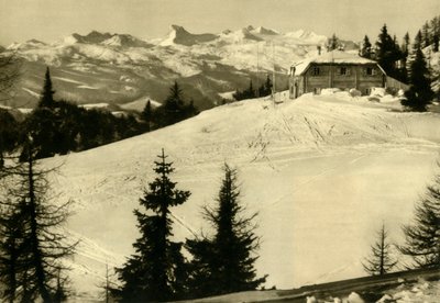 Hollhaus, Dachstein, Stájerország, Ausztria, 1935. alkotó: Unbekannt