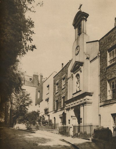 Holly Place, Csendes mellékút a Hampstead Hill oldalán, 1935. alkotó: Unbekannt