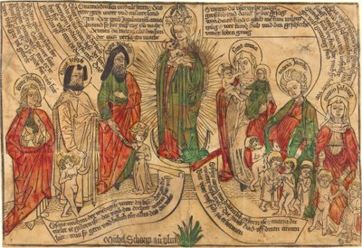Szent rokonság, 14901500. alkotó: Unbekannt