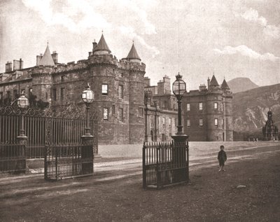 Holyroodhouse, Edinburgh, Skócia, 1894. alkotó: Unbekannt