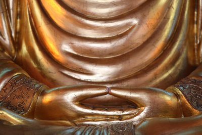 Hong Hien Tu templom. Buddha szobor, Frejus, Franciaország alkotó: Unbekannt