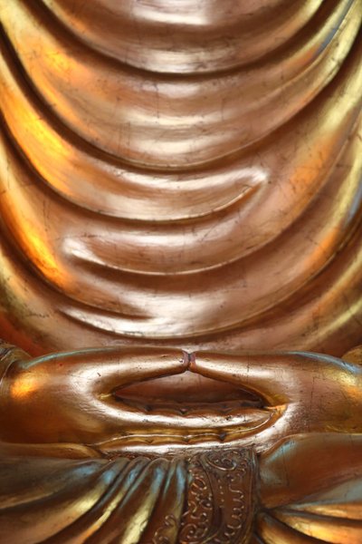 Hong Hien Tu templom. Buddha szobor, Frejus, Franciaország alkotó: Unbekannt