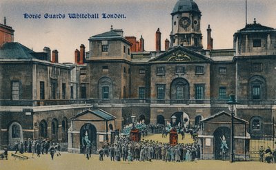 Horse Guards Whitehall London, 1910. alkotó: Unbekannt