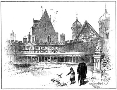 Horseshoe Cloisters, Windsor Castle, 1900 alkotó: Unbekannt