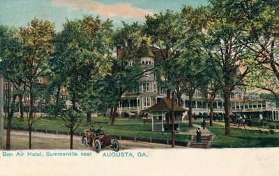 Hotel Bon Air, Augusta, Georgia, 1910 alkotó: Unbekannt