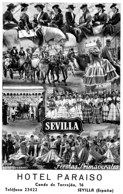 Hotel Paraiso, Sevilla, Spanyolország, XX. század alkotó: Unbekannt