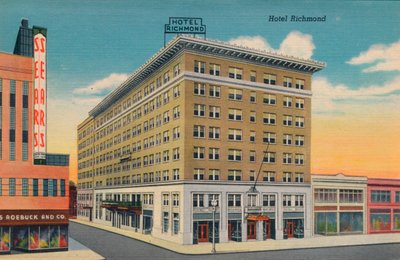 Hotel Richmond, Augusta, Georgia, 1943 alkotó: Unbekannt