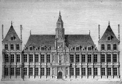 Városháza, Reims, Franciaország, 1882-1884 alkotó: Unbekannt