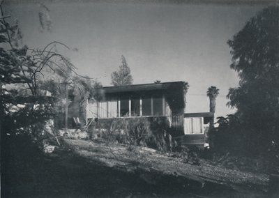 Ház Los Angelesben, Richard J Neutra. - Teraszra és kertre néző kilátás, 1942 alkotó: Unbekannt