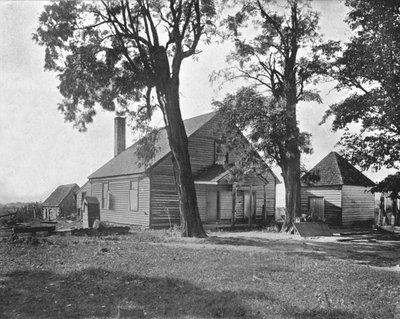 Ház, amelyben Stonewall Jackson meghalt, Richmond, Virginia, USA, 1900. alkotó: Unbekannt