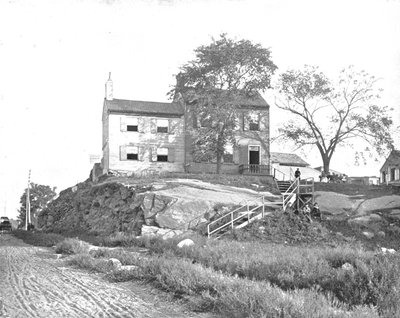Edgar Allen Poe háza, Ravenswood, Long Island, New York állam, USA, 1900 körül. alkotó: Unbekannt