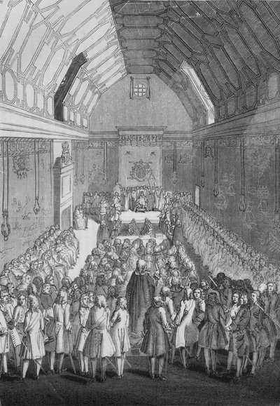 A Lordok Háza II. György idejében, 1845 alkotó: Unbekannt