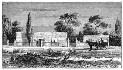 Egy gazdag búr háza, Dél-Afrika, 1890 alkotó: Unbekannt