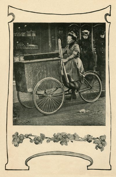 Hogyan szállítják a kenyeret Párizsban, 1901. alkotó: Unbekannt