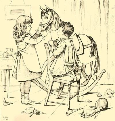 Hogyan ette a hintaló a tortát, 1881. alkotó: Unbekannt