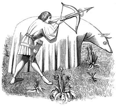 Hogyan vigyünk kendőt, hogy megközelítsük a vadállatokat, 1849. XV. század alkotó: Unbekannt